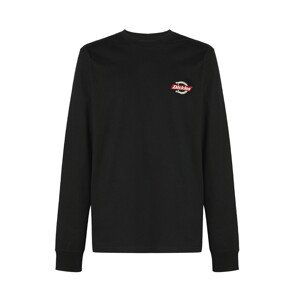 DICKIES Tričko 'Ruston'  červená / černá / bílá