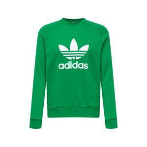 ADIDAS ORIGINALS Mikina  zelená / bílá