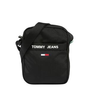 Tommy Jeans Taška přes rameno  černá / bílá / tmavě modrá / červená