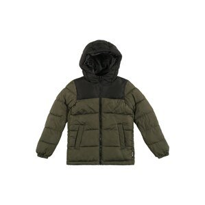 Jack & Jones Junior Zimní bunda 'Paul'  černá / khaki