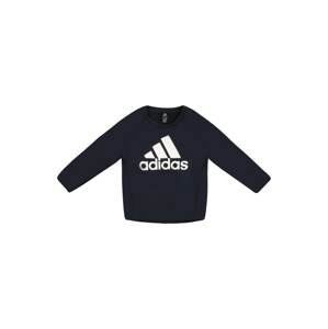 ADIDAS SPORTSWEAR Sportovní mikina  černá / bílá