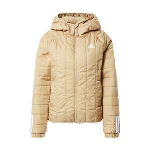 ADIDAS PERFORMANCE Outdoorová bunda 'ITAVIC'  písková / bílá