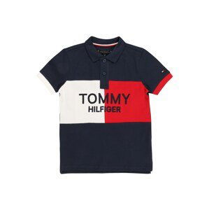 TOMMY HILFIGER Tričko  námořnická modř / bílá / červená