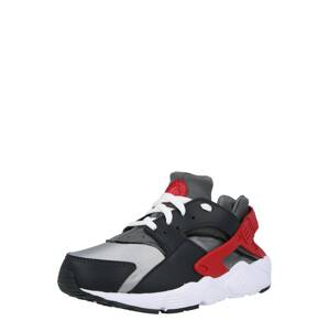 Nike Sportswear Tenisky 'Huarache'  stříbrně šedá / světle šedá / ohnivá červená / černá