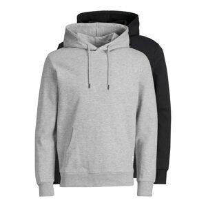 JACK & JONES Mikina  černá / námořnická modř