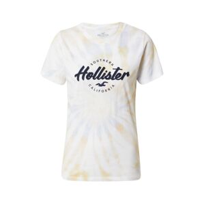 HOLLISTER Tričko  pastelová modrá / světlemodrá / tmavě modrá / žlutá