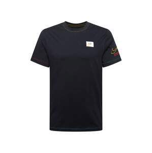 Nike Sportswear T-Shirt  černá / bílá / tyrkysová / limone / ohnivá červená