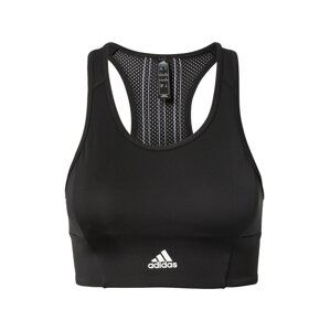 ADIDAS PERFORMANCE Sportovní podprsenka  černá / bílá