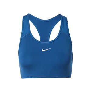 NIKE Sportovní podprsenka  modrá / bílá