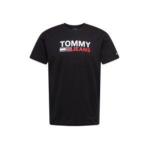 Tommy Jeans Tričko  námořnická modř / červená / černá / bílá