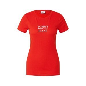 Tommy Jeans Tričko  červená / bílá / modrá