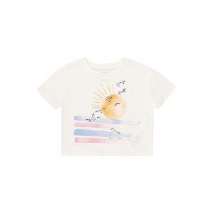 OshKosh Shirt 'IVORY SUNSET'  bílá / námořnická modř / tmavě žlutá / kouřově modrá / světle růžová