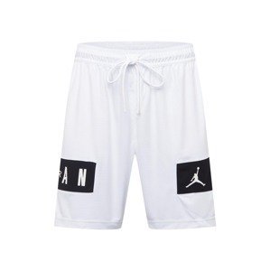 Jordan Sportovní kalhoty  bílá / černá