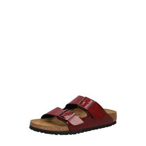 BIRKENSTOCK Pantofle 'Arizona'  tmavě červená