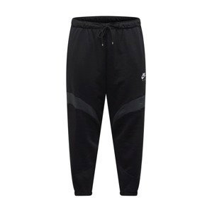 Nike Sportswear Kalhoty  tmavě šedá / černá / bílá
