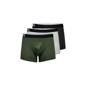 Only & Sons Boxerky 'FITZ'  tmavě zelená