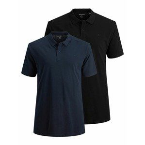 Jack & Jones Plus Tričko  tmavě modrá / černá