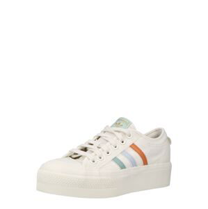 ADIDAS ORIGINALS Tenisky 'Nizza'  offwhite / pastelová modrá / pastelově zelená / oranžově červená