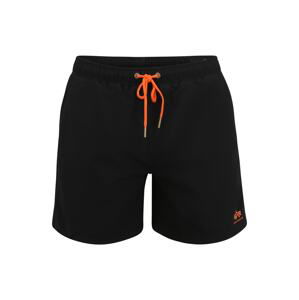 ALPHA INDUSTRIES Plavecké šortky  oranžová / černá