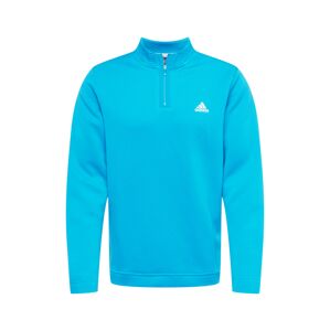 adidas Golf Sportovní mikina  aqua modrá / bílá