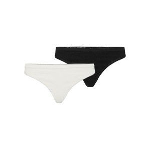 VERO MODA Tanga 'Agnes'  černá / bílá