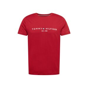 TOMMY HILFIGER Tričko  červená / bílá