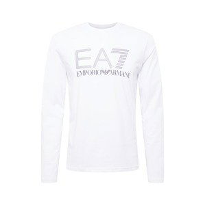 EA7 Emporio Armani Tričko  bílá / šedá / čedičová šedá