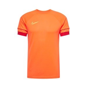 NIKE Funkční tričko  svítivě oranžová / grenadina / žlutá