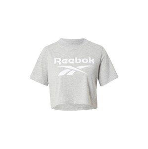 Reebok Classics Tričko  šedý melír / bílá