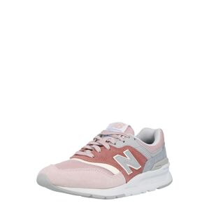 new balance Tenisky  světle šedá / červená / starorůžová