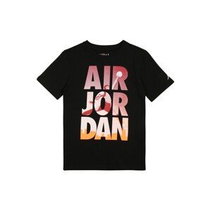 Jordan Tričko 'DUNK FADE'  černá / pitaya / tmavě žlutá / bílá