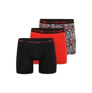 NIKE Sportovní spodní prádlo  černá / červená / bílá / tmavě šedá