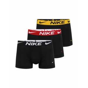 NIKE Sportovní spodní prádlo  černá / bílá / červená / žlutá