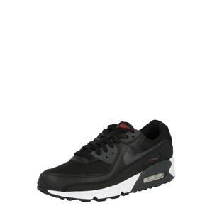 Nike Sportswear Sneaker 'Air Max 90'  černá / červená