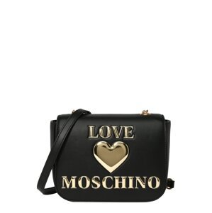 Love Moschino Taška přes rameno  černá / zlatá