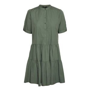 Vero Moda Petite Košilové šaty  zelená