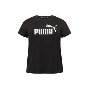 PUMA Funkční tričko  černá / bílá