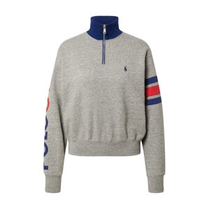 Polo Ralph Lauren Sweatshirt  tmavě šedá / tmavě modrá / červená