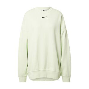 Nike Sportswear Mikina  pastelově zelená / černá