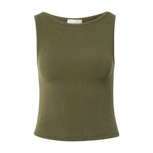 Guido Maria Kretschmer Collection Top 'Panthea'  khaki