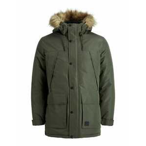 JACK & JONES Zimní parka  tmavě zelená