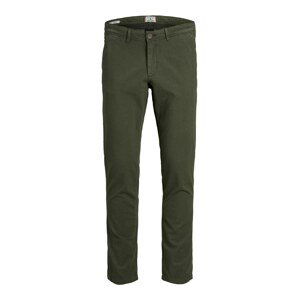 JACK & JONES Chino kalhoty 'Marco'  khaki