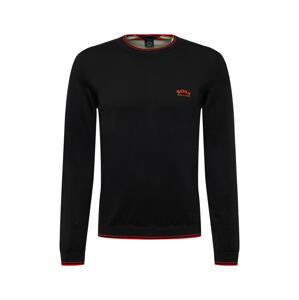 BOSS ATHLEISURE Svetr 'Ritom'  černá / červená