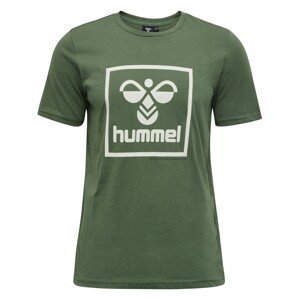 Hummel Funkční tričko  khaki / bílá