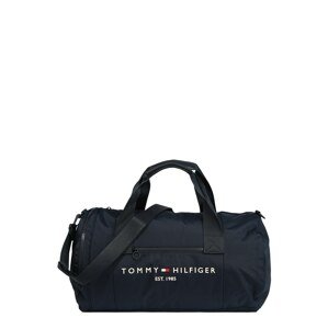 TOMMY HILFIGER Taška Weekender  bílá / noční modrá / červená