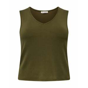 Guido Maria Kretschmer Curvy Collection Top 'Lali'  khaki