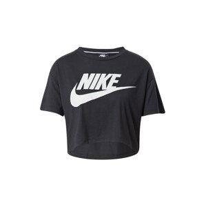 Nike Sportswear Tričko  černá / bílá