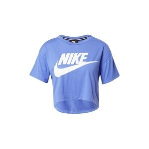 Nike Sportswear Tričko  kouřově modrá / bílá