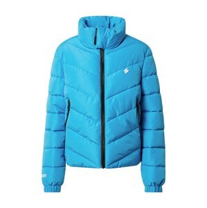 Superdry Přechodná bunda  tyrkysová / bílá