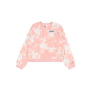 LEVI'S Mikina  pink / bílá